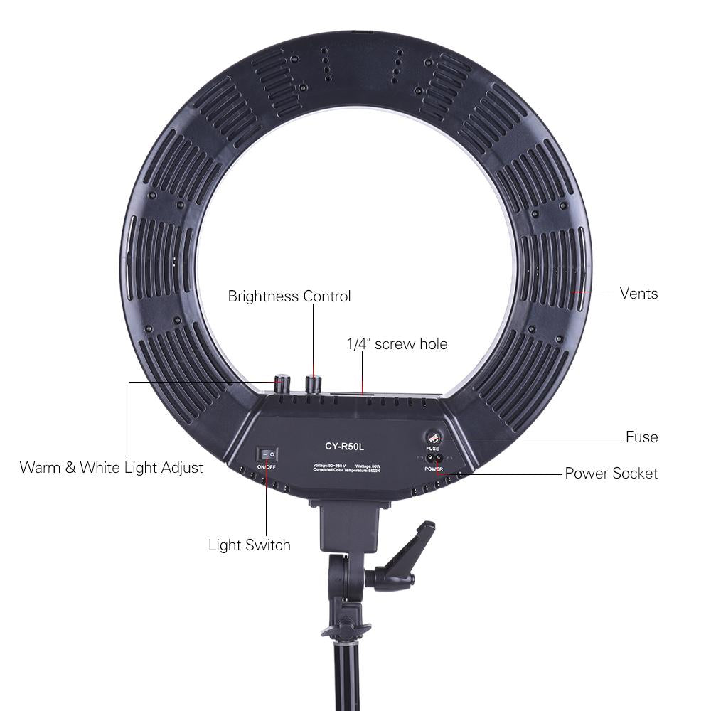 LED Photo Video Ring Lighting Kit
